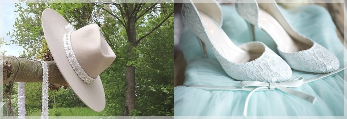 Bruidsaccessoires Bruidsaccessoires | Bruidsboutique La Romance | Bleskensgraaf Zuid-Holland | Nederland | Bruidshoeden | Bruidsschoenen